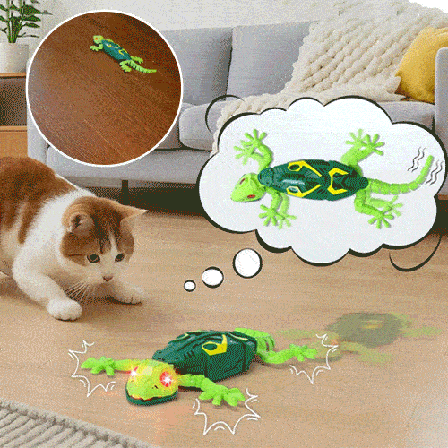 🌲Julegave🦎 LED Veggkryper-Gekko – 360° RC Øgle-leke for barn 🎮✨