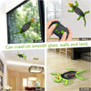🌲Julegave🦎 LED Veggkryper-Gekko – 360° RC Øgle-leke for barn 🎮✨