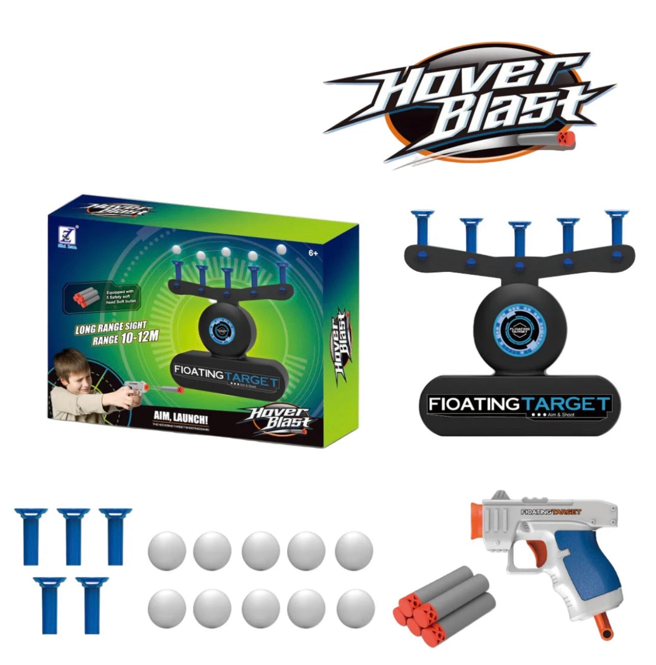 Hover blast ™ -Opplev den magiske følelsen av å treffe svevende mål i luften!