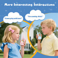 Kids Video Walkie Talkie Toys - 2-Pack, Long Range, No Internet Connection Required, with Camera, Suitable for Kids Ages 3-12, Great for Outdoor Play, Christmas Gif